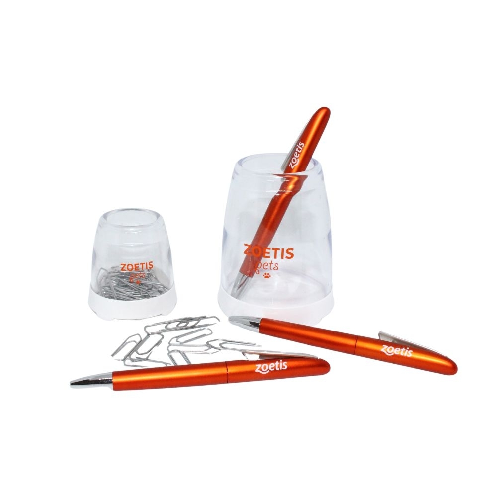 Kit Porta Clipe e Caneta